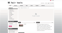 Desktop Screenshot of mxhairtools.com